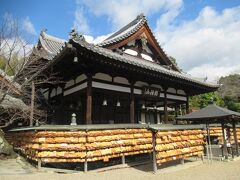 安倍文殊院は645年に安倍氏の氏寺として創建された寺で、高さ7mの獅子に跨った大きな文殊菩薩が祀られています。菩薩の脇には菩薩に指導を受けている可愛らしい童子像など、5体の国宝に指定されている像が並んでいます。日本三文殊の第一霊場らしさが感じられました。本堂前に掛けられた願い事を書いた絵馬の多さにびっくりしました。