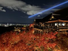 奥之院から見た清水寺の本堂
ここが一番、写真を撮る人であふれ返っていました