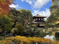 銀閣寺、ここからの眺めが一番でした