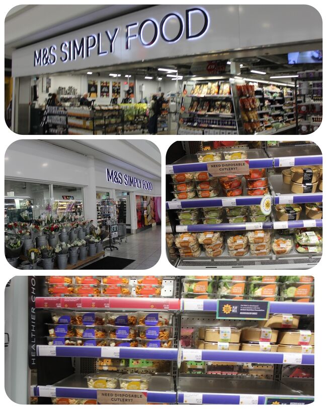 Victoria駅　中のスーパー。<br />駅中にしては品物豊富。<br />食料品から薬局まであります。