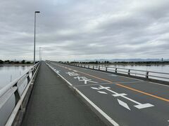 ★11：00
この辺りは残念ながら路線バスが皆無な為、浜名湖に架かる橋を歩いて渡ります。