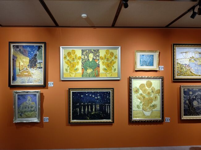 遠目で見ると画の様に見える…美術絵画織