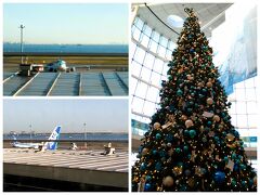 11月21日（火）晴れ
久しぶりの羽田空港はすでにクリスマスモード


