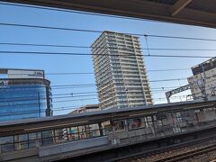 新幹線ホームからの風景