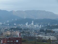 別府名物の湯けむりが船上から見え、下船してからの別府観光が楽しみになってきます。

このあとは『日本初のＬＮＧ燃料フェリーさんふらわあ　むらさきに乗船して弾丸フェリー舟遊の旅②別府・湯布院をドライブ』に続きます。