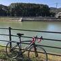 12月とは思えない陽気だから玄界灘・響灘と遠賀川サイクリングを楽しみました。