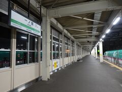 上野駅15時42分発のやまびこ 67号は、一ノ関駅に18時11分に到着。一ノ関駅は思ったよりもひっそりとしていました。