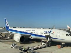 福岡へ。
787は、お顔がスッキリしてる。