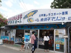 天気がいいし潮も良いので川平湾でグラスボートに乗りましょう