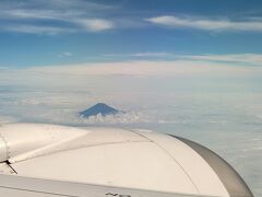 富士山が見えました