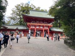 大宮の氷川神社初めてきた