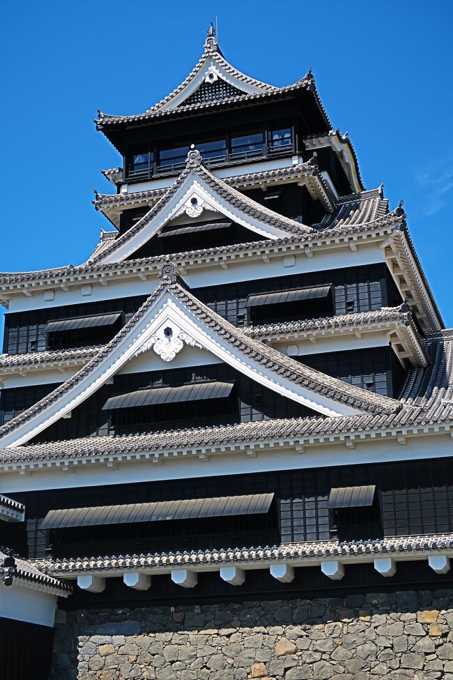 熊本-9 熊本城b 本丸御殿あたり ☆二様の石垣・くらがり通路