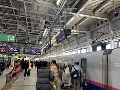 ２時間弱で仙台駅に到着。
途中、那須高原が綺麗に見えました～今度、那須に行こうっと！