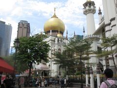 見えてきました。アラビアンストリートにあるサルタンモスクです。