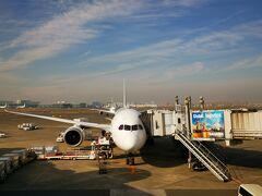 羽田空港はまずまずのいい天気。
ご機嫌の787で伊丹へ。