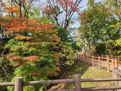 赤居文庫を出て、のんびり歩いて10分弱
あら、紅葉が進んできれい (*>ωﾉ[◎]ゝﾊﾟﾁﾘ