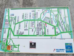 醒井宿
デフォルメされた地図
右下の醒ヶ井駅からスタート
駅名には「ケ」が入るのです
観光客は数人しかおらず、ちょうど良い具合
静かに散策できました