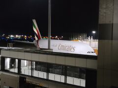 エミレーツ航空でドバイ経由でカサブランカへ。乗り継ぎ時間も含めて22時間もかかった。ドバイ空港にて撮影。