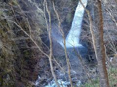 遊歩道から見えた秋保大滝