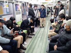 電車での移動