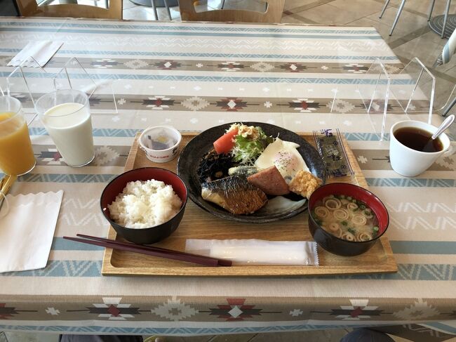 ホテルの朝食<br />和食をチョイス<br />これで850円くらいだったと思います