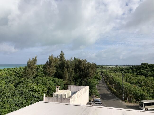 ホテルの廊下からの眺め