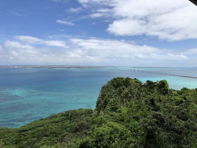 最後に<br /><br />牧山展望台からの<br /><br />伊良部大橋<br />