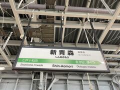 新青森駅に到着
東京8：20　ー新青森11：18　はやぶさ7号でびゅん～

