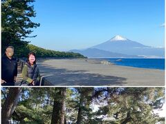 三保の松原です。
やはりここからの富士山は外せません！