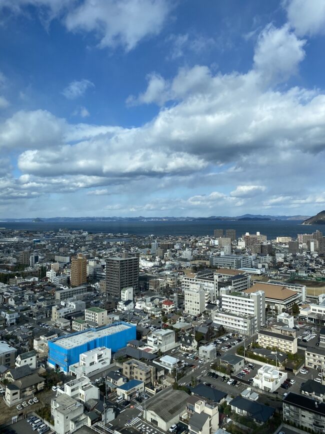 とても寒い日でしたが、雲はあるもののお天気は良かったです。