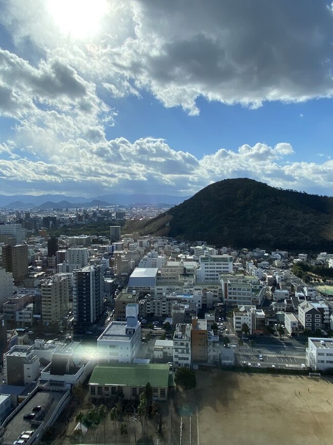 県庁の展望室も人がまばらにいました。