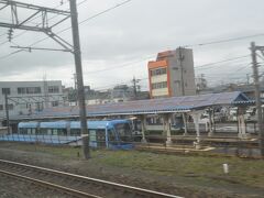 　福井鉄道たけふ新駅が見えてきました。