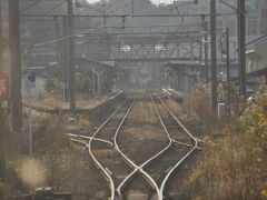 　臼杵駅に到着、駅名標撮れず