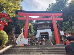 江島神社にも来てみました。島内にお宮が3つありますが、今回は一つだけ。