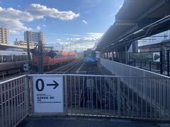 今度は岩国駅。
ここでも車止め。