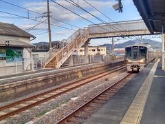 電車での移動