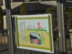 　次は小塙駅に停車、駅名標は見当たらず。
　七福神は「恵比寿神」