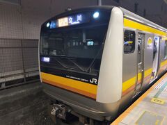 　南武線立川行きに乗り換えます。

　川崎駅20:46　→尻手駅20:49（2045F）