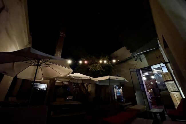 夕方に見つけておいたビアホールでさらにビールを。友人と深夜まで話し込みました。