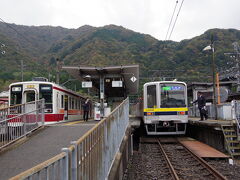 新藤原駅で野岩鉄道へ