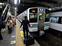 松本駅到着