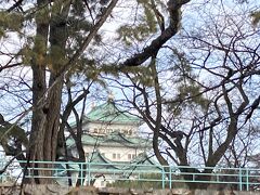 まあ休園だったことは仕方がないので二つ目の観光地として予定してた熱田神宮へ向かうこととします。
一応他の角度から本丸が見えました。