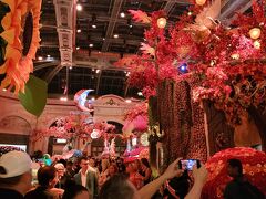 ベラージオには屋内植物園がある。植生を活かす、というよりアーティスト渾身のアレンジメントで見る人を圧倒させる系。写真を撮るのがちょっと大変なくらい混んでいたが、これは確かにすごい。花好きなら必見である。