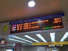 湘南台からの帰りの電車は、相鉄湘南台駅の2番線から発車する13:35発の各駅停車横浜行き10両編成に乗車します。