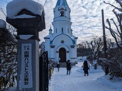 ハリストス正教会へ。
なかなかの賑わいですね。