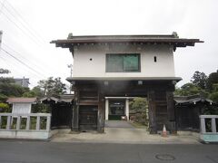 ５５円城寺門、花巻城唯一の現存する建物