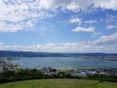 2日目
帰りは諏訪湖の絶景を眺めに行きました！
君の名はで使われた場所だとか？？