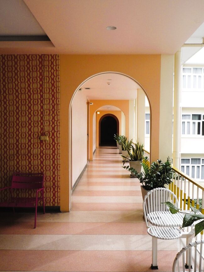 このレトロな感じが気に入っています。<br />部屋は直ぐ左でした。