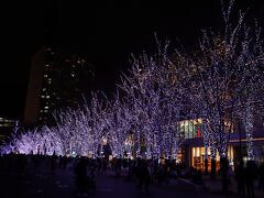 グランモール公園のイルミネーション