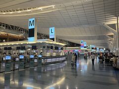 久しぶりの羽田空港　国際線ターミナル